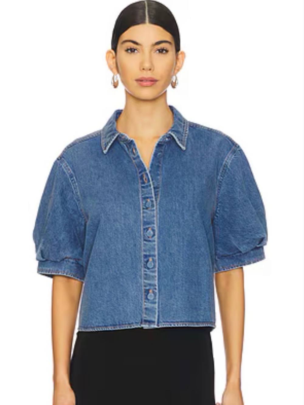 Frame Billow Denim Shirt